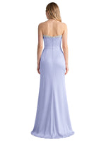 Beaded High Slit Prom Dress 