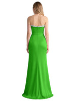 Beaded High Slit Prom Dress 