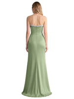 Beaded High Slit Prom Dress 