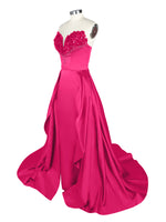 Strapless Sequin Prom Dress 