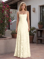 Jacquard Prom Dress with Lace-Up Open Back 