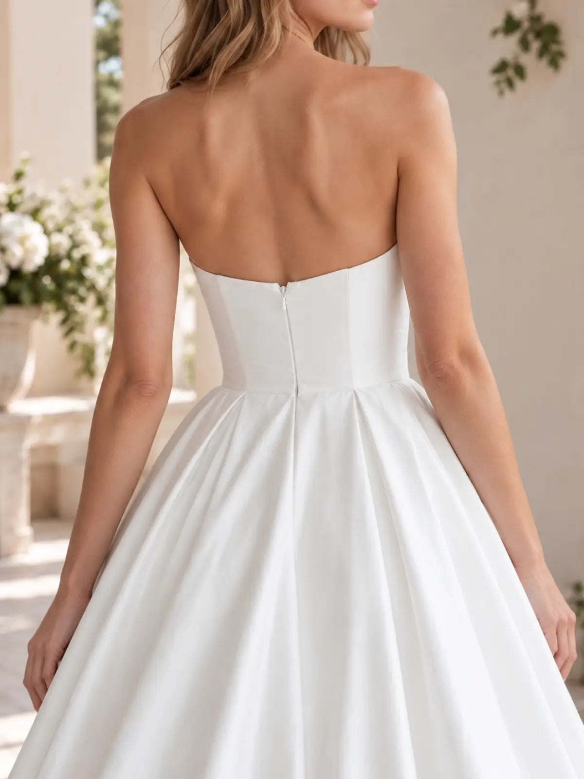 A-Line Wedding Dress with Ruched Bodice Detail