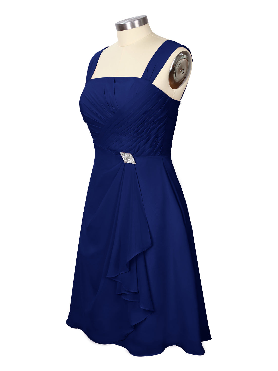 Ruched Chiffon Two-Piece Dress Set 