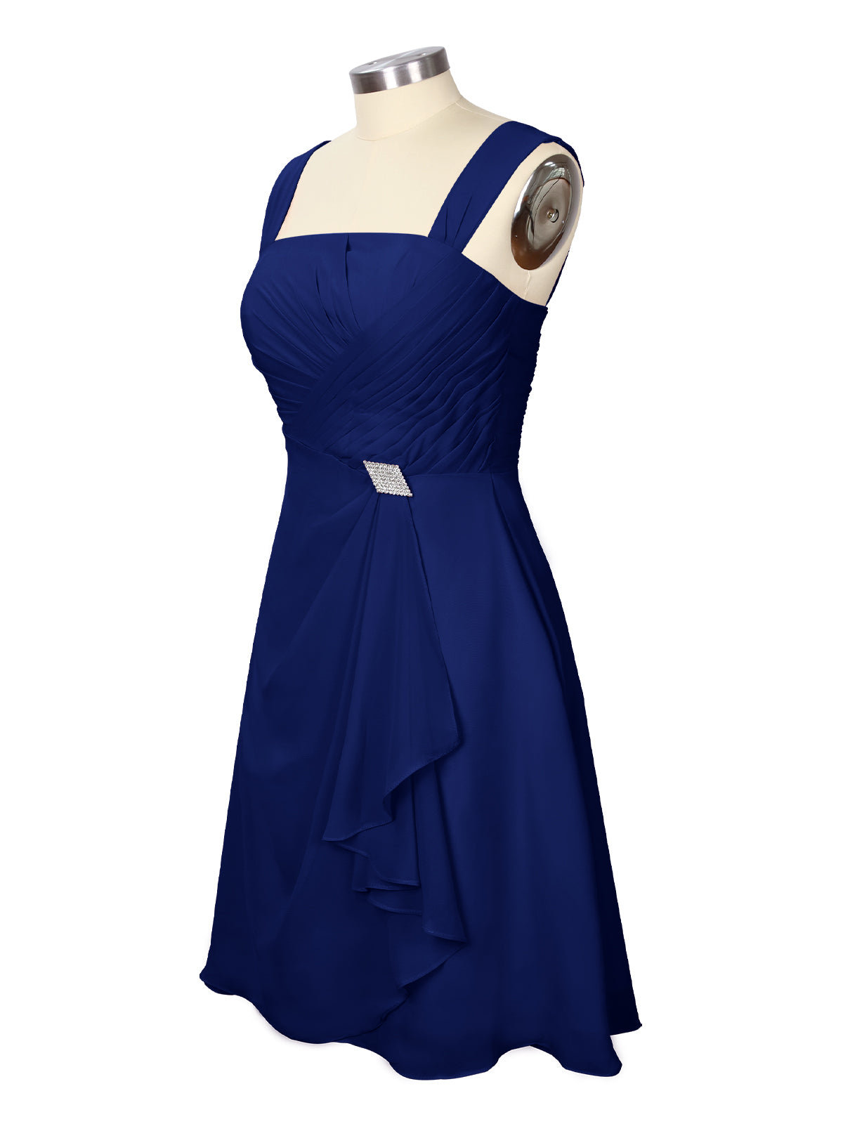 Ruched Chiffon Two-Piece Dress Set 