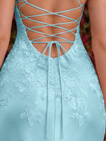Mermaid Prom Dress with Sequin Appliques