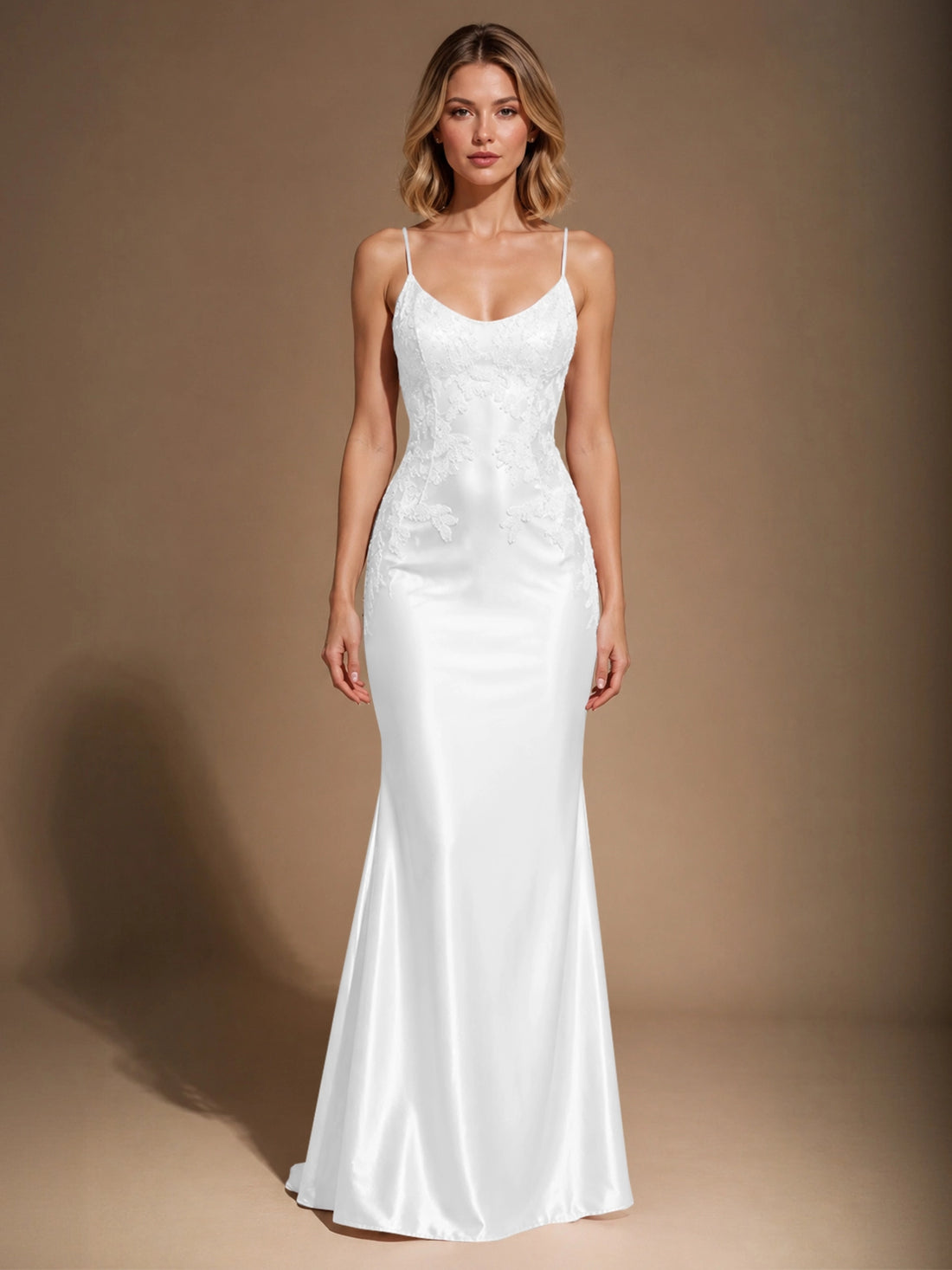 Mermaid Prom Dress with Sequin Appliques 