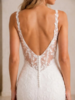Trumpet Wedding Dress with Corset Back Bodice