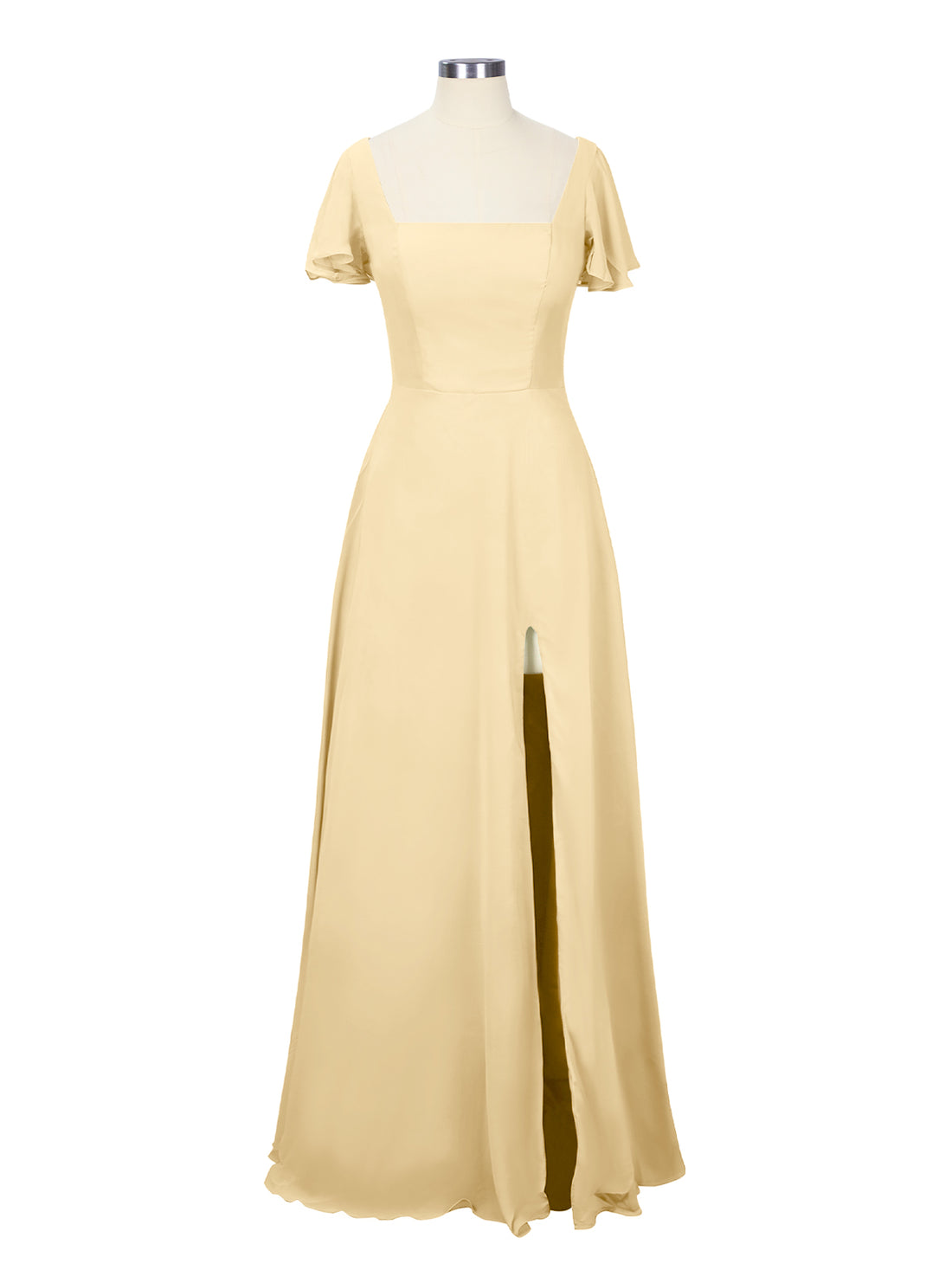 Flutter Sleeves Bridesmaid Dress 