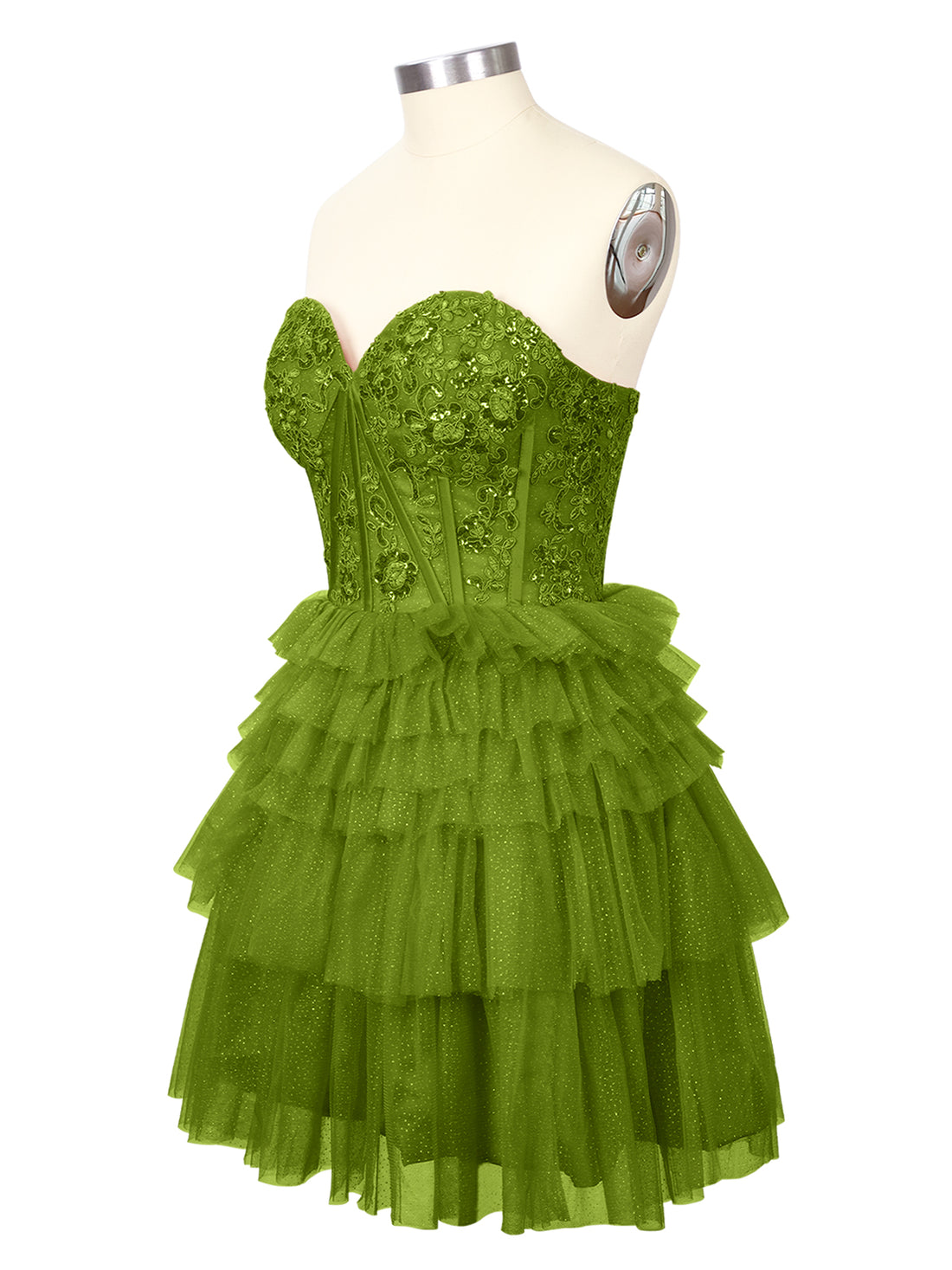 Sparkle Sweetheart Mini Gown Dress 