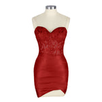 Pleated Homecoming Dress 