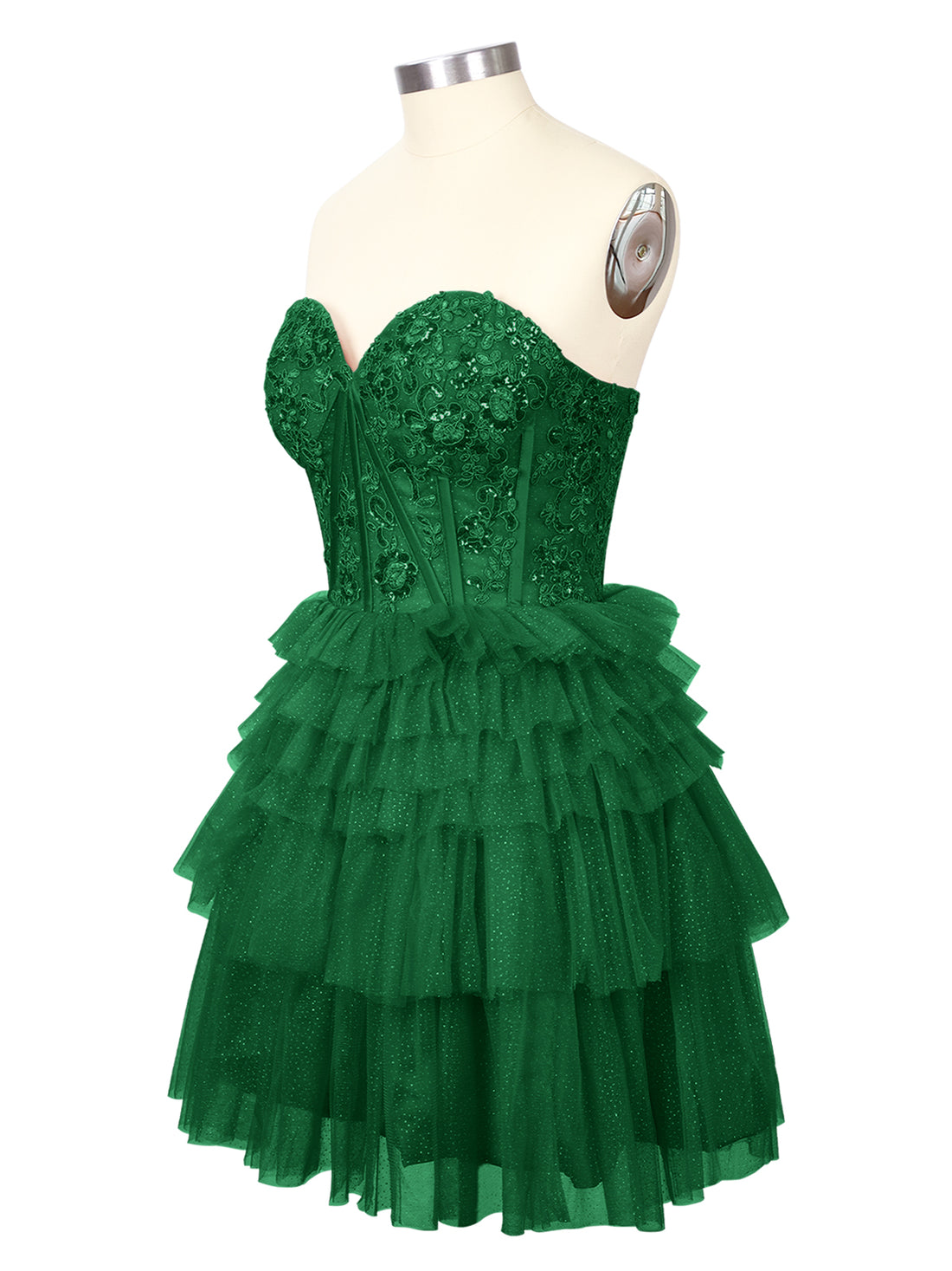 Sparkle Sweetheart Mini Gown Dress 