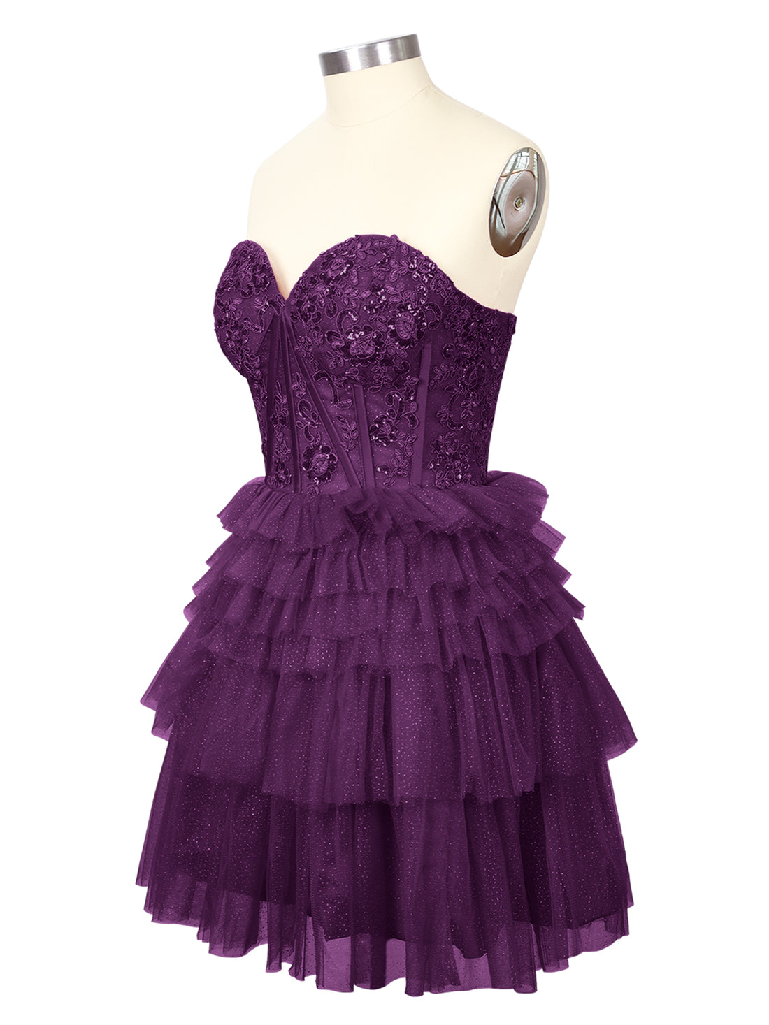 Sparkle Sweetheart Mini Gown Dress 