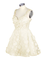 Sweetheart 3D Flower Wedding Dress 