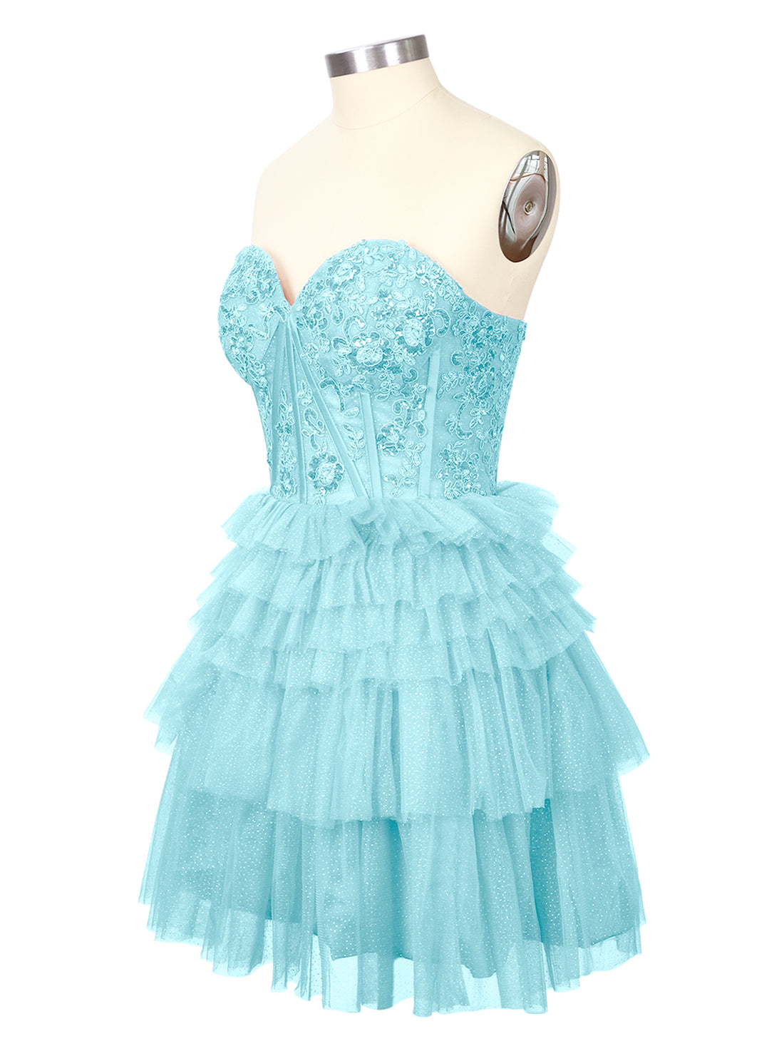 Sparkle Sweetheart Mini Gown Dress 
