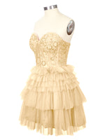 Sparkle Sweetheart Mini Gown Dress 