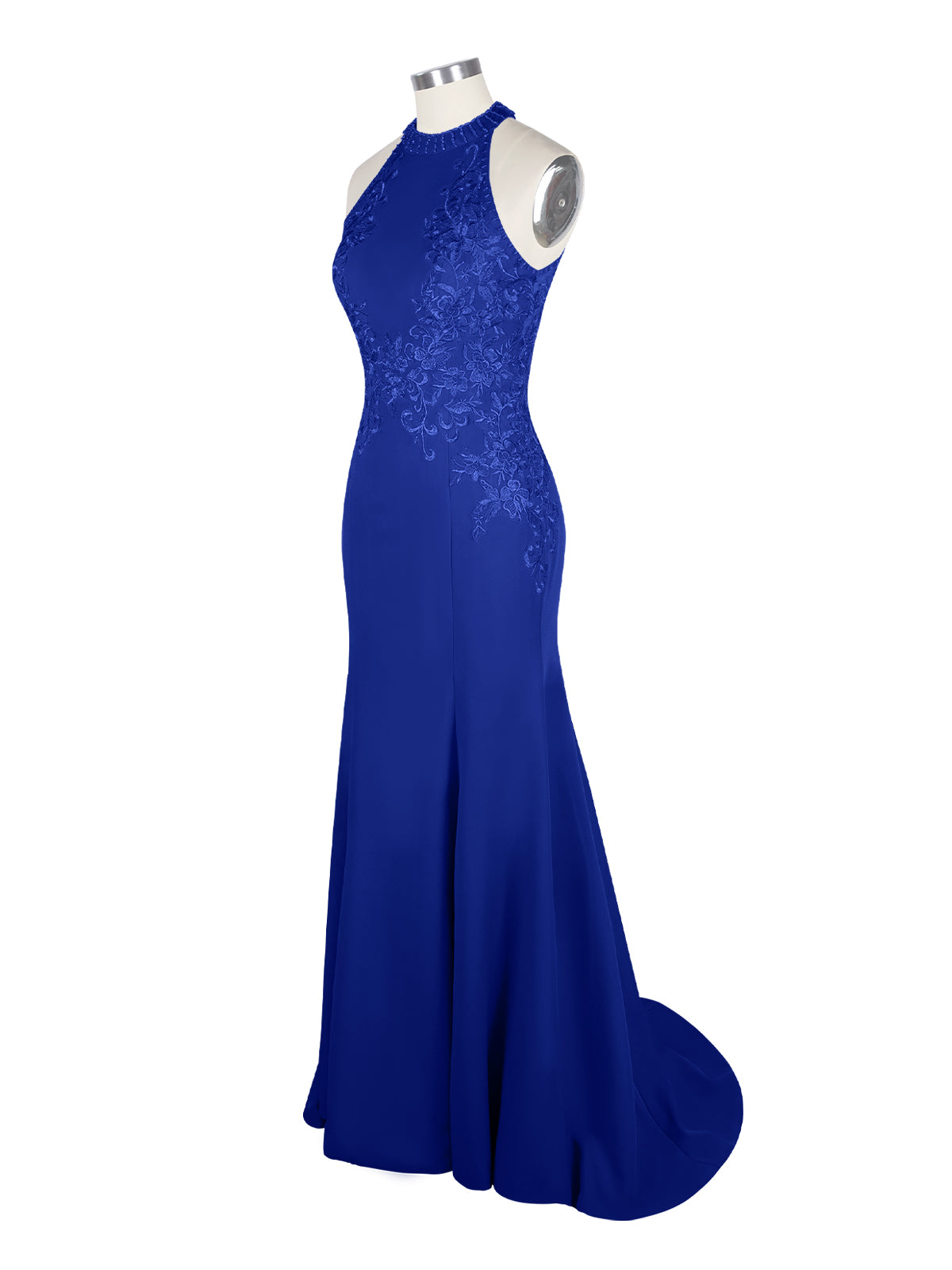 Halter Neckline Trumpet Dress 