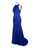 Halter Neckline Trumpet Dress 