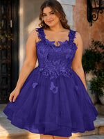 Tulle Sweetheart A-line Dress-Plus Size 