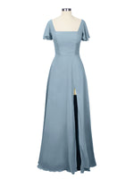 Flutter Sleeves Bridesmaid Dress 