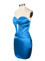 Sweetheart Corset Cutout Mini Dress 