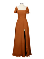 Flutter Sleeves Bridesmaid Dress 