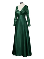 Long Sleeveless Sequin Prom Dress 