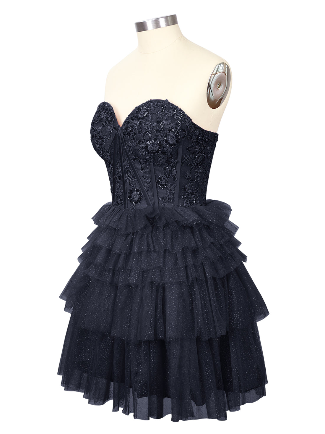 Sparkle Sweetheart Mini Gown Dress 