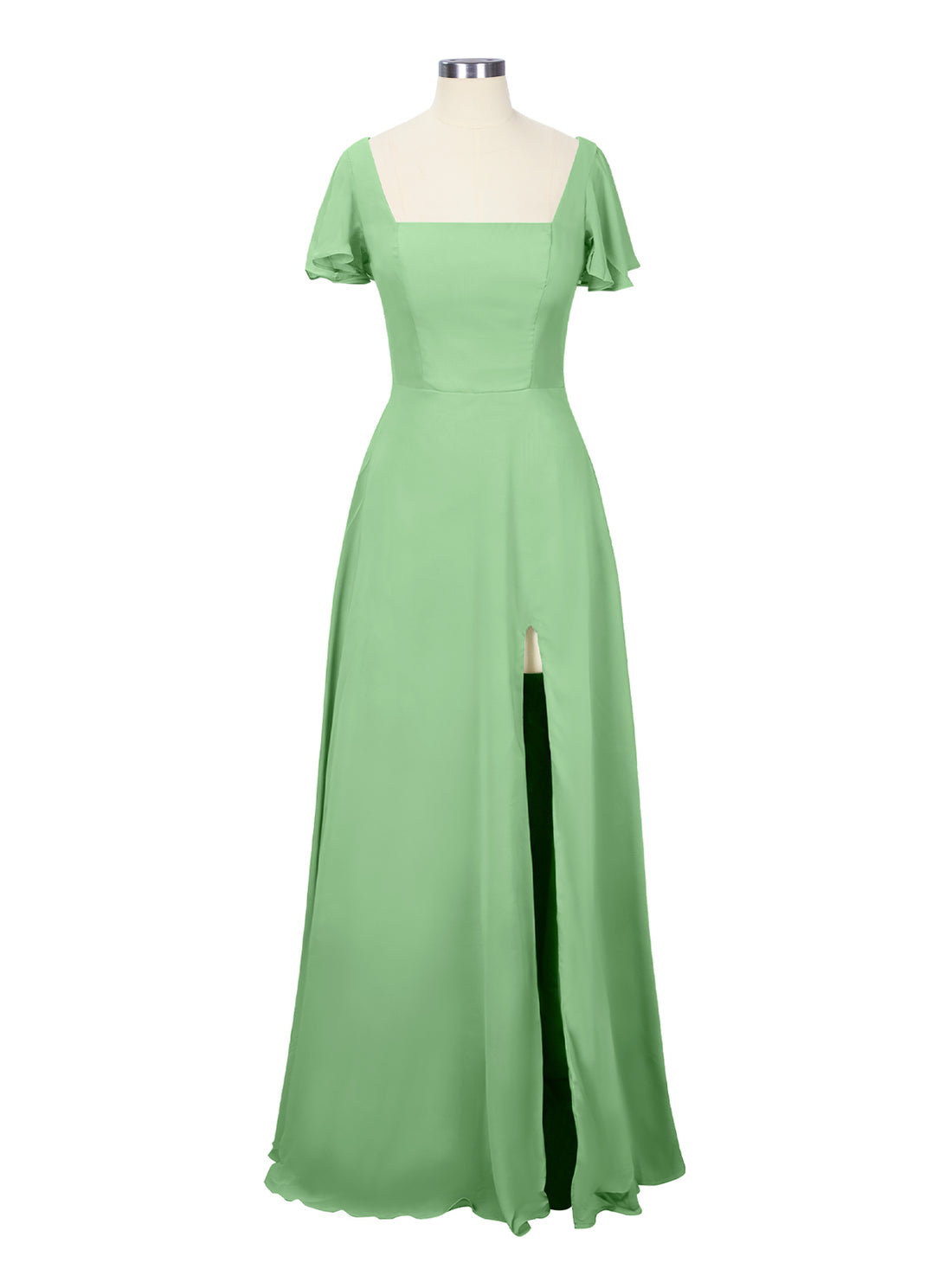Flutter Sleeves Bridesmaid Dress 