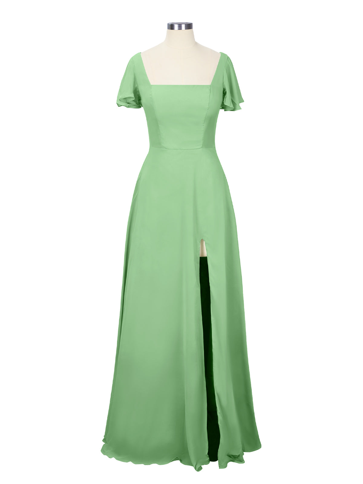 Flutter Sleeves Bridesmaid Dress 