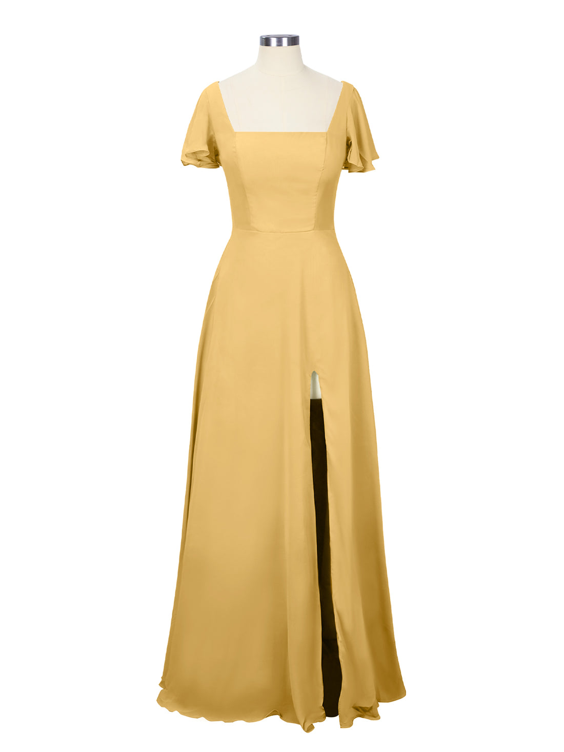 Flutter Sleeves Bridesmaid Dress 