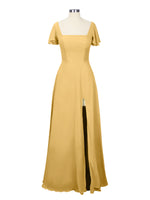 Flutter Sleeves Bridesmaid Dress 