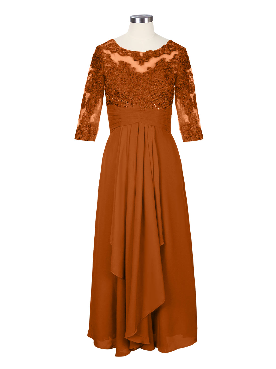 Three Quarter Sleeve Mother Dress 