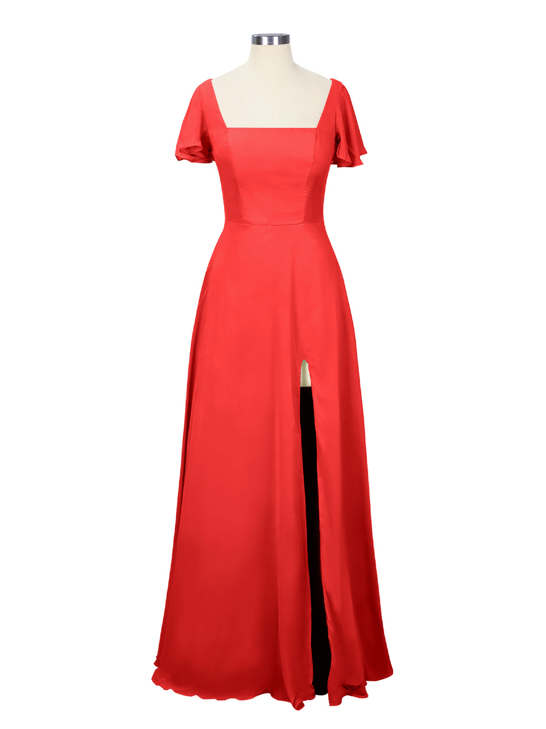 Flutter Sleeves Bridesmaid Dress 