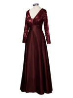 Long Sleeveless Sequin Prom Dress 