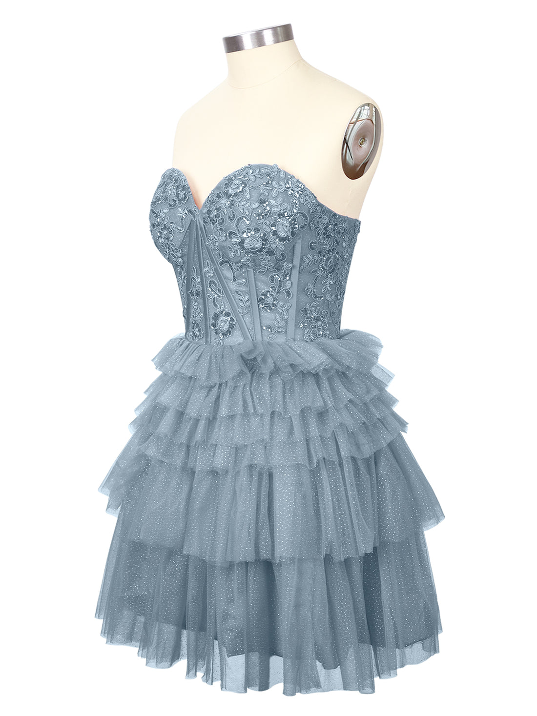 Sparkle Sweetheart Mini Gown Dress 