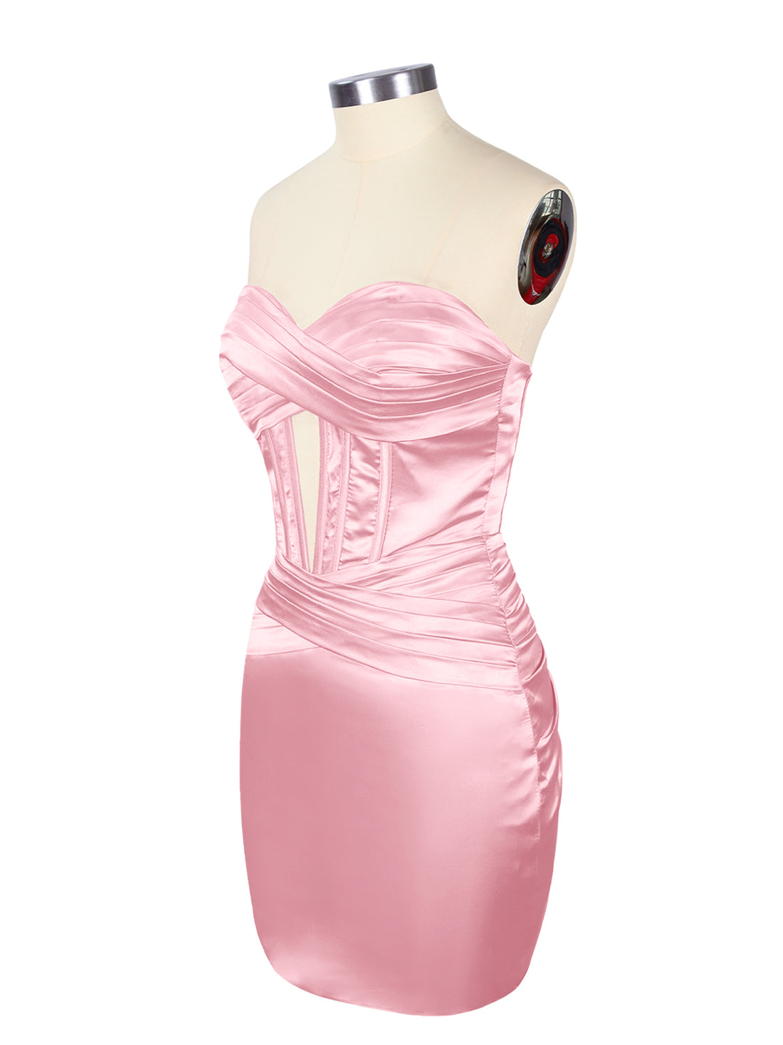 Sweetheart Corset Cutout Mini Dress 