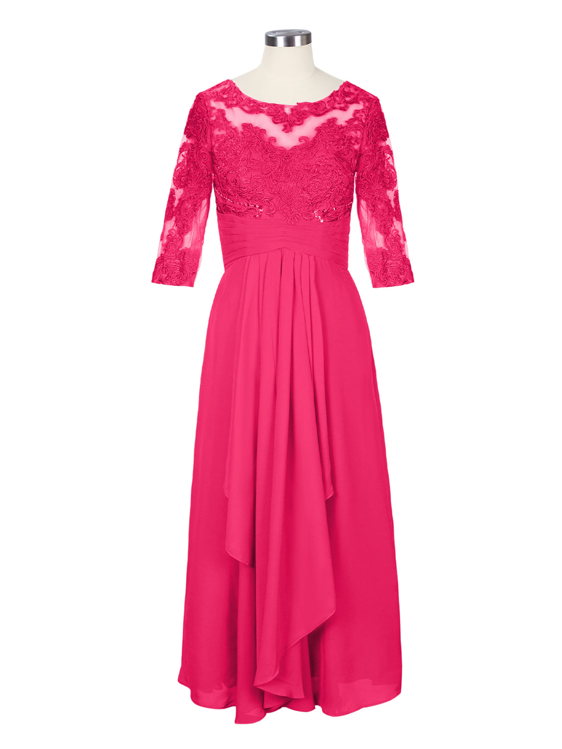 Three Quarter Sleeve Mother Dress 