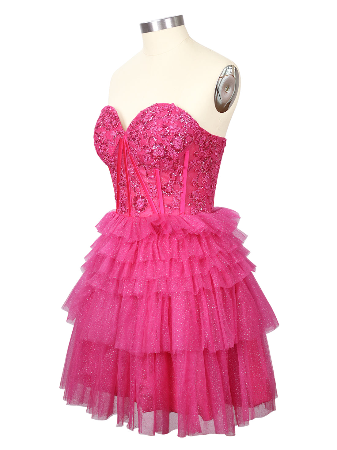 Sparkle Sweetheart Mini Gown Dress 