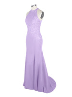 Halter Neckline Trumpet Dress 