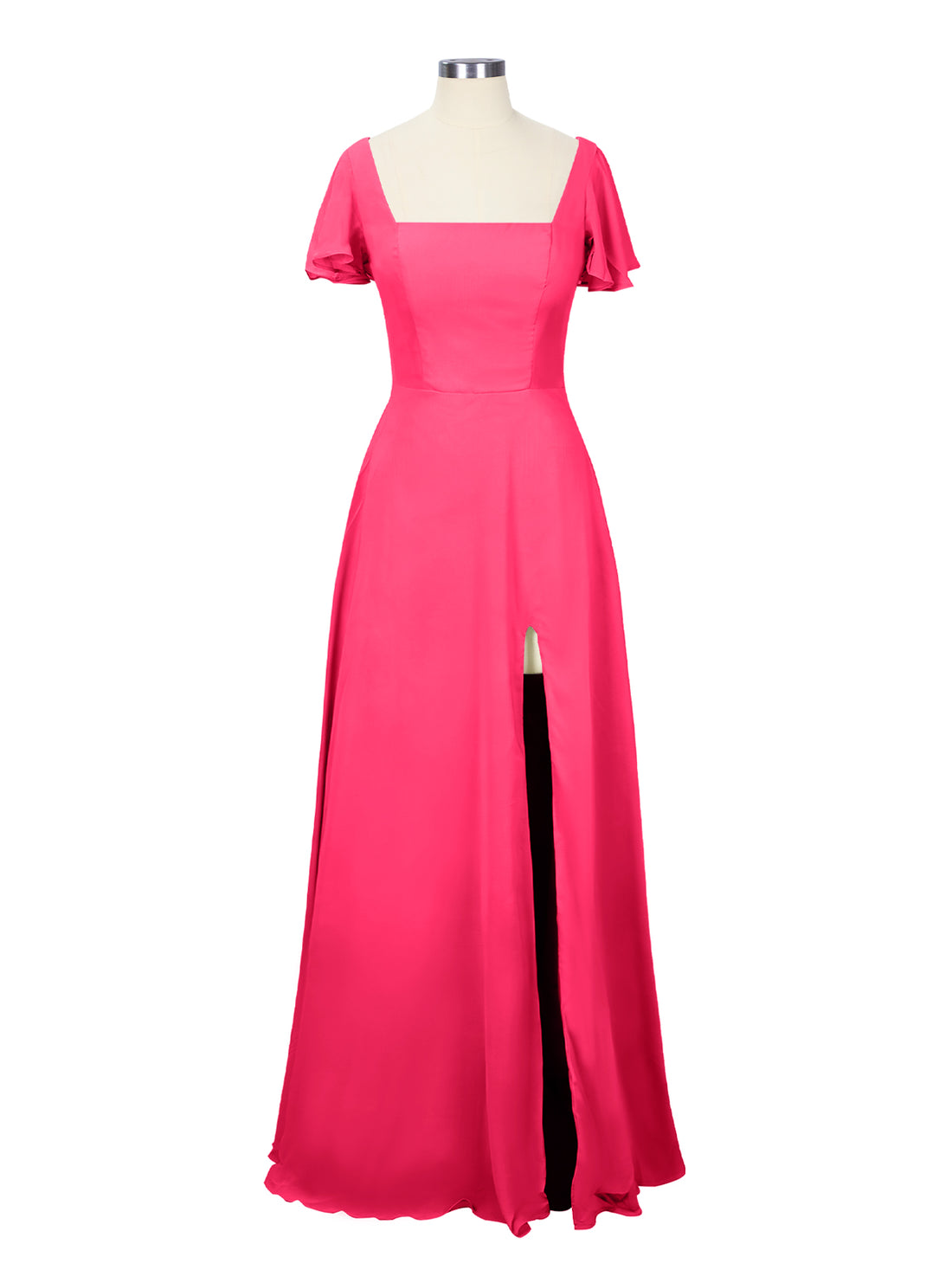 Flutter Sleeves Bridesmaid Dress 