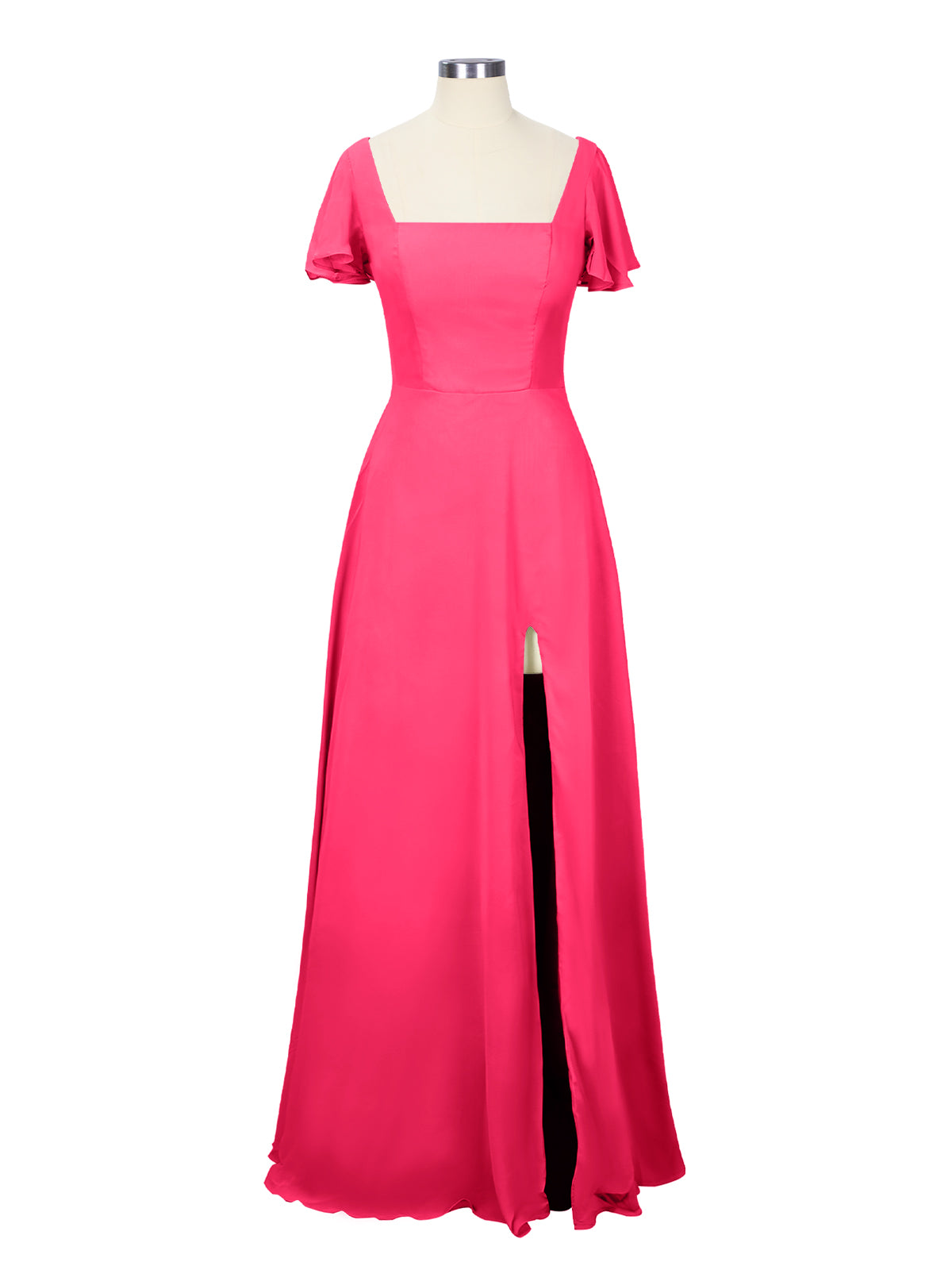 Flutter Sleeves Bridesmaid Dress 