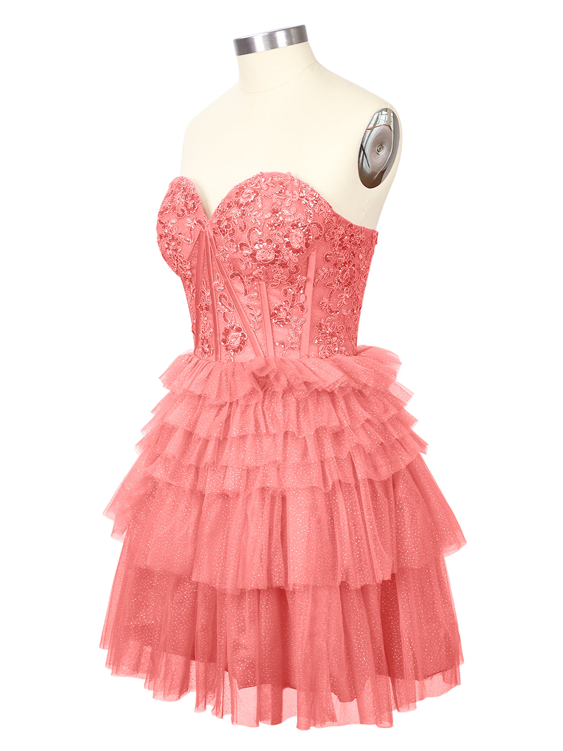 Sparkle Sweetheart Mini Gown Dress 