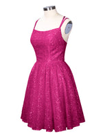 Sparkly Sequined A-line Mini Dress 