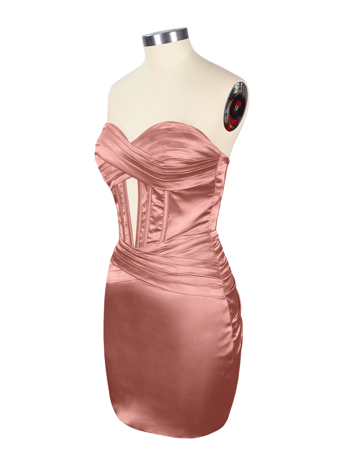 Sweetheart Corset Cutout Mini Dress 