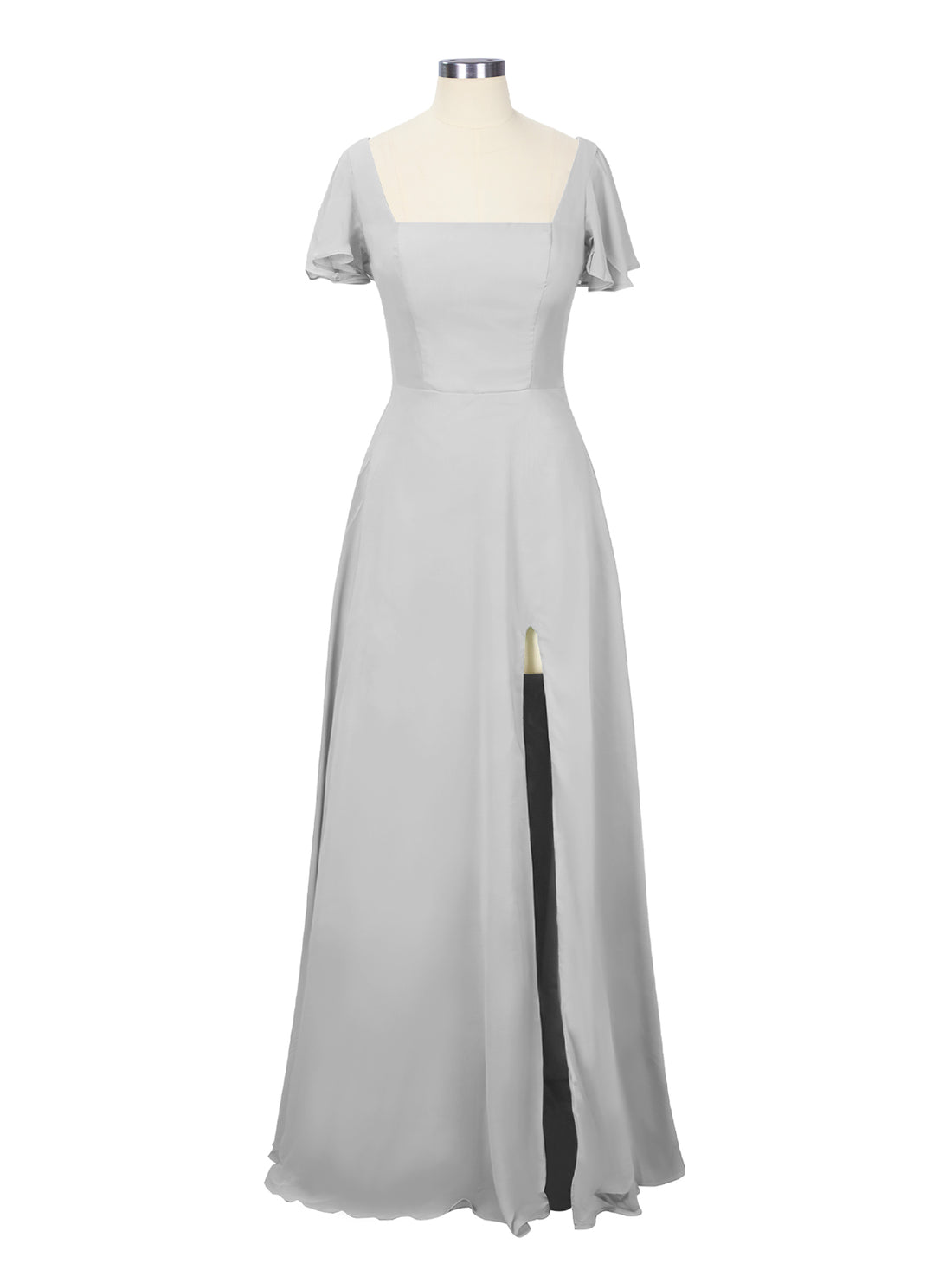 Flutter Sleeves Bridesmaid Dress 