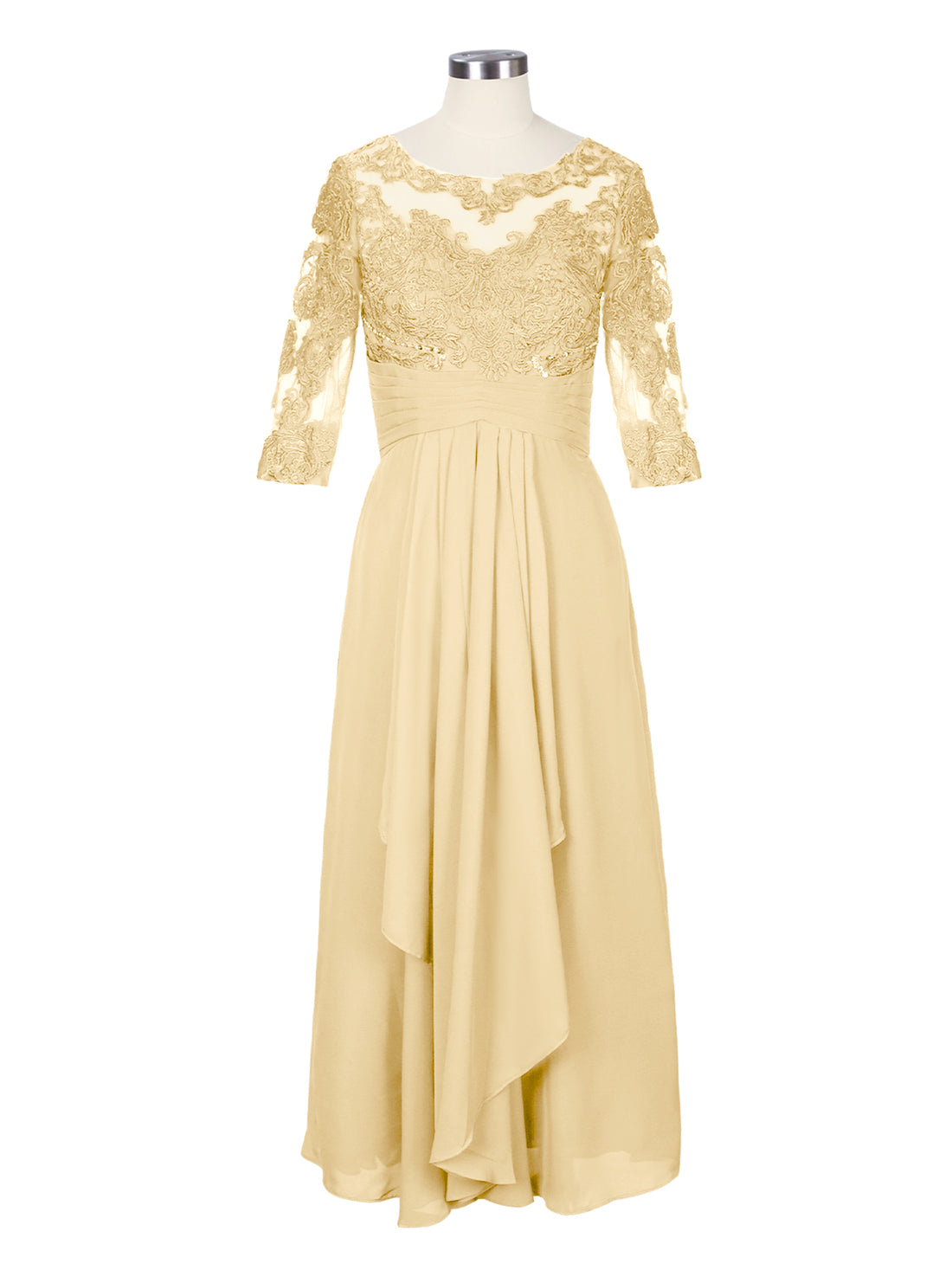 Three Quarter Sleeve Mother Dress 