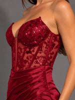 Silk-like Prom Dress with Sweetheart Neckline