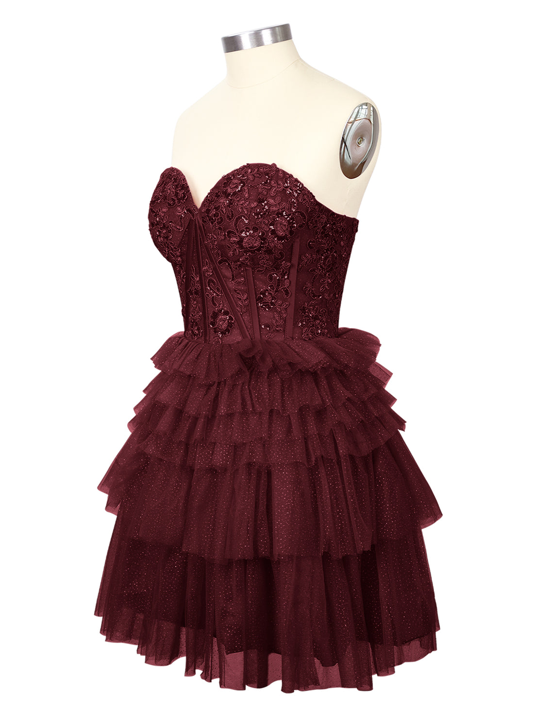 Sparkle Sweetheart Mini Gown Dress 