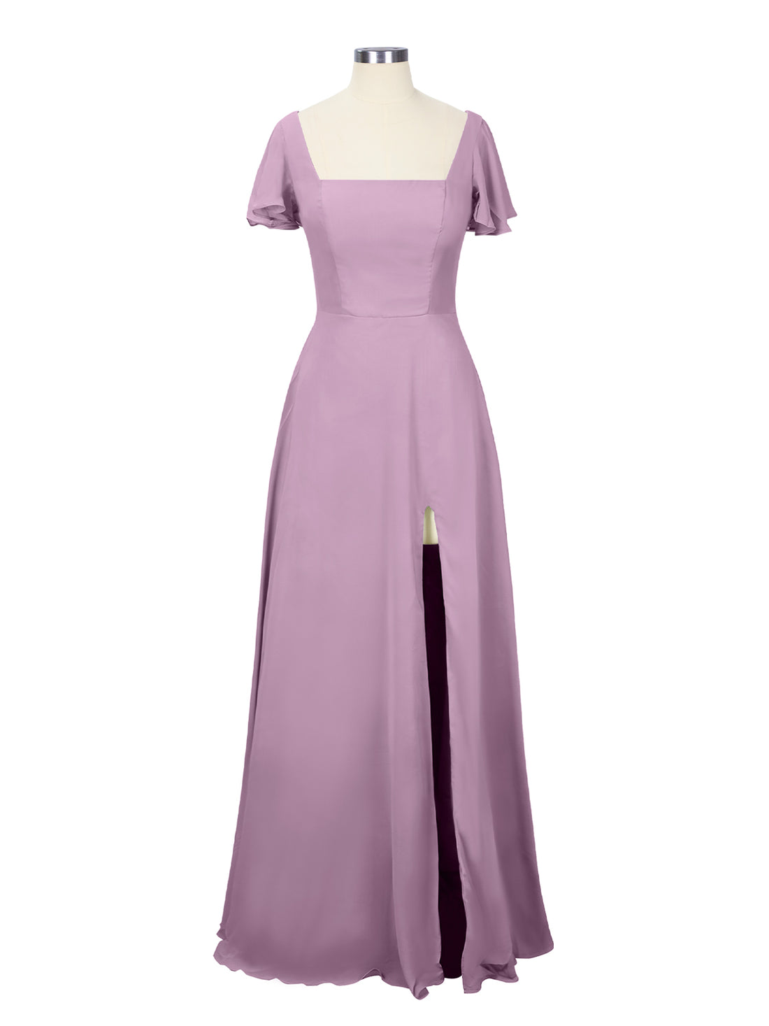 Flutter Sleeves Bridesmaid Dress 