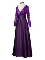 Long Sleeveless Sequin Prom Dress 